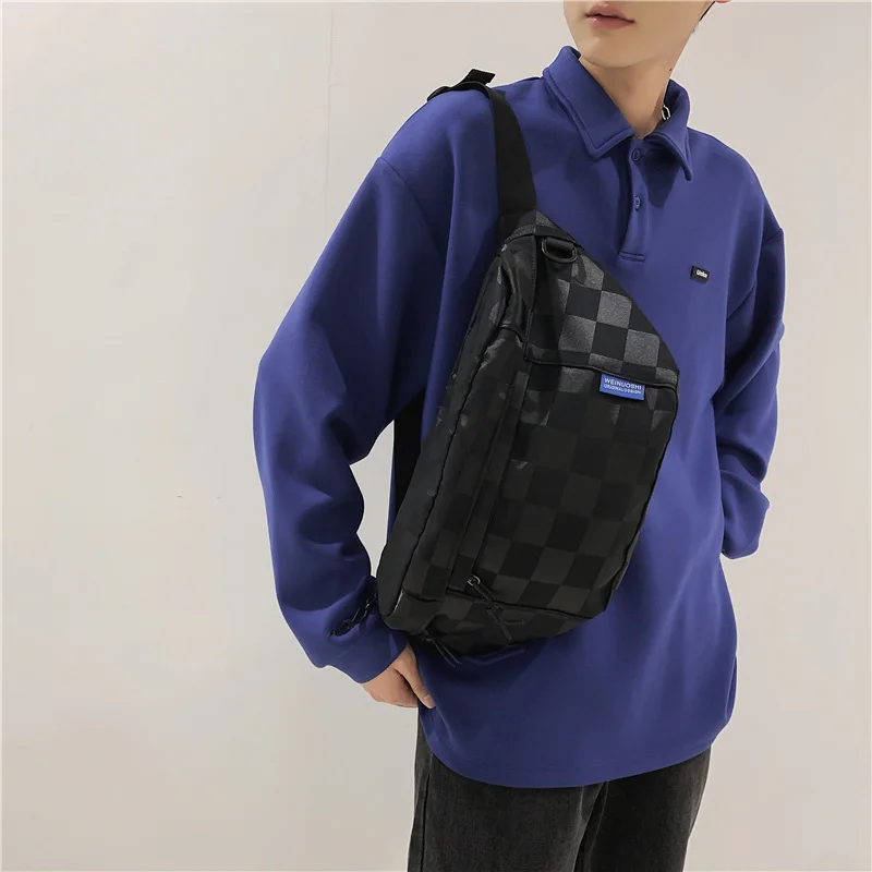 Große Kapazität Frauen Taille Taschen Mode Brust Tasche Unisex Straße Hip-hop Schulter Umhängetasche Outdoor Sport Fanny Pack Gürtel tasche – Detail 9