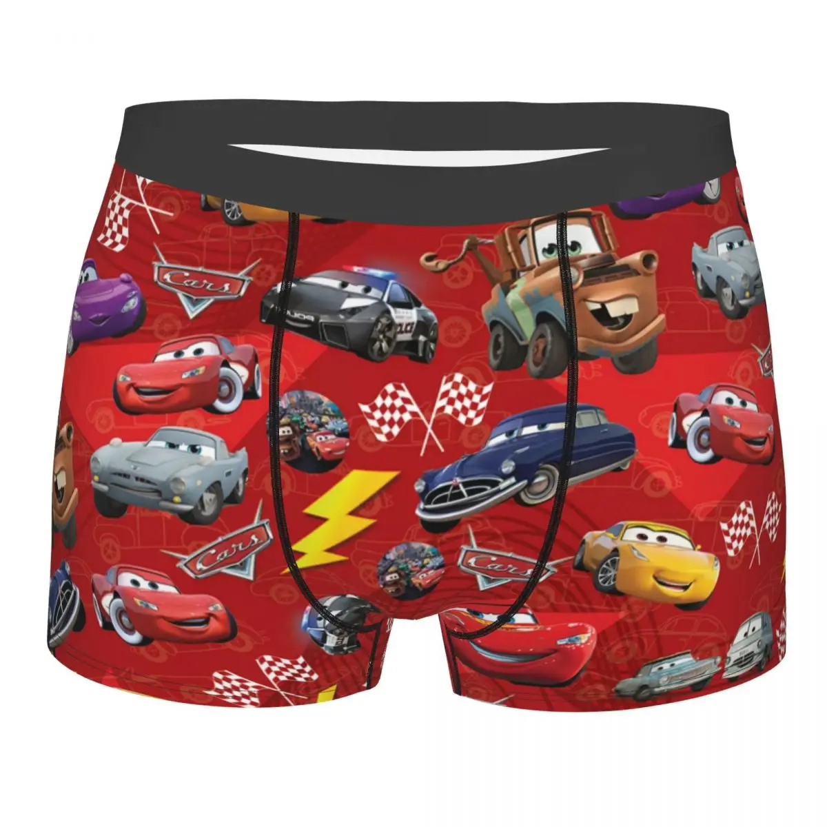 

Модные боксеры Sally Carrera Cars Lightning Mcqueen, шорты, мужские эластичные трусы, нижнее белье