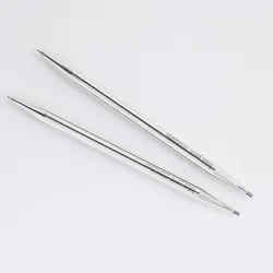 Lotus Yarns Interchangeable Circular Needle Tips, Shiny Stainless Steel Knitting Needles, Smooth & Lightweight for Beginners