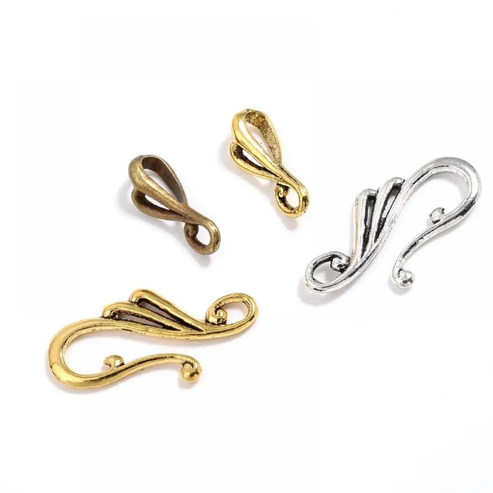 10/20Pcs Musical Note Hook Connector Toggle Clasp for Handmade Jewelry Making DIY Bracelet Necklace Accessories Findings