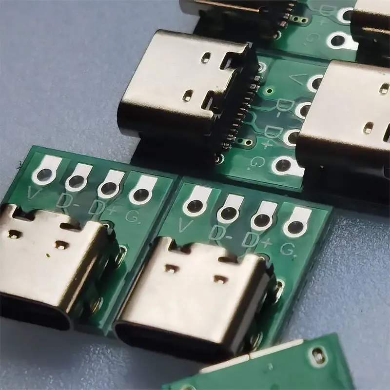 1/2/3Pcs TYPE C USB 3.1 Type C Connector 16 Pin Test PCB Board Plate Adapter Socket For Data Line Wire Cable Transfer