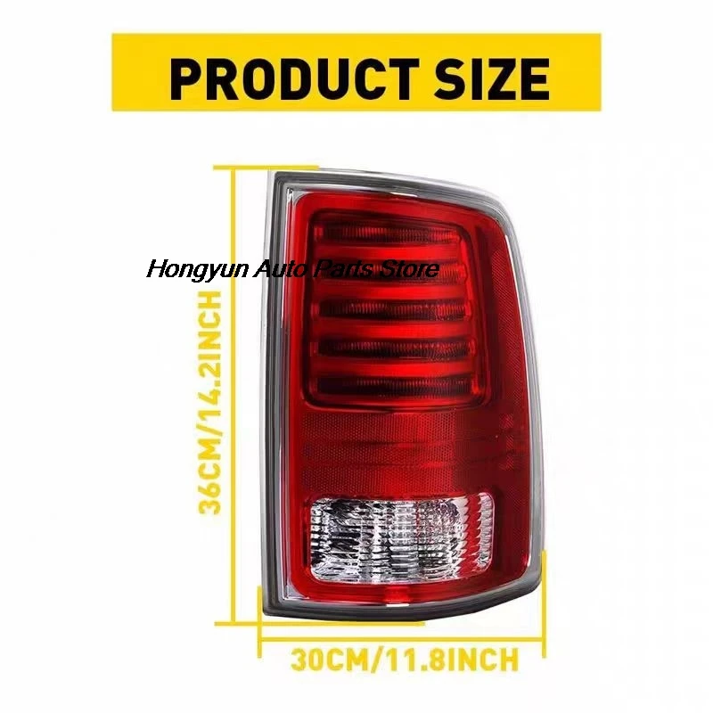 Car LED Rear Tail Light Assembly For Dodge Ram 1500 2500 3500 2013-2018 Turn Signal Light Stop Brake Lamp 68093079AC