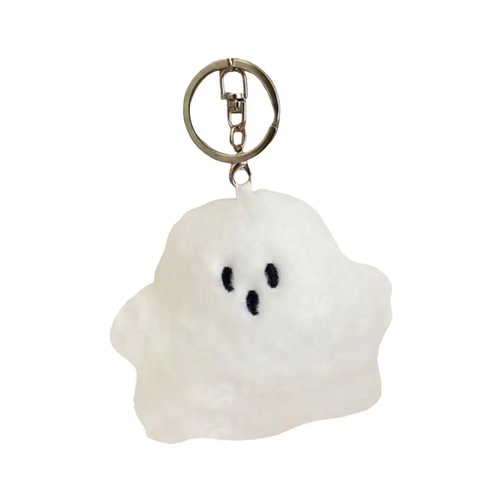 Novelty Ghost Plush Pendant Ghost Plush Doll Keychain Stuffed Cartoon Bag Pendant Kawaii Ornament Fun for Girls for Friends