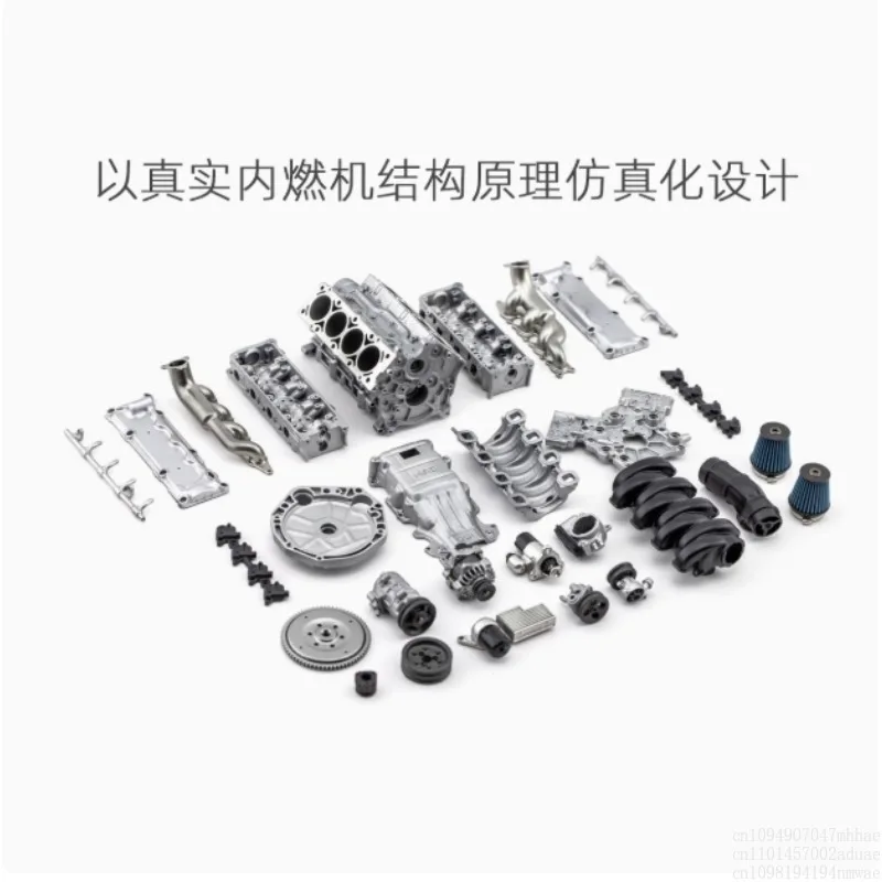 Engine Engine V8 Simulation Engine Supercharger Kit scx10 capra VS4-10