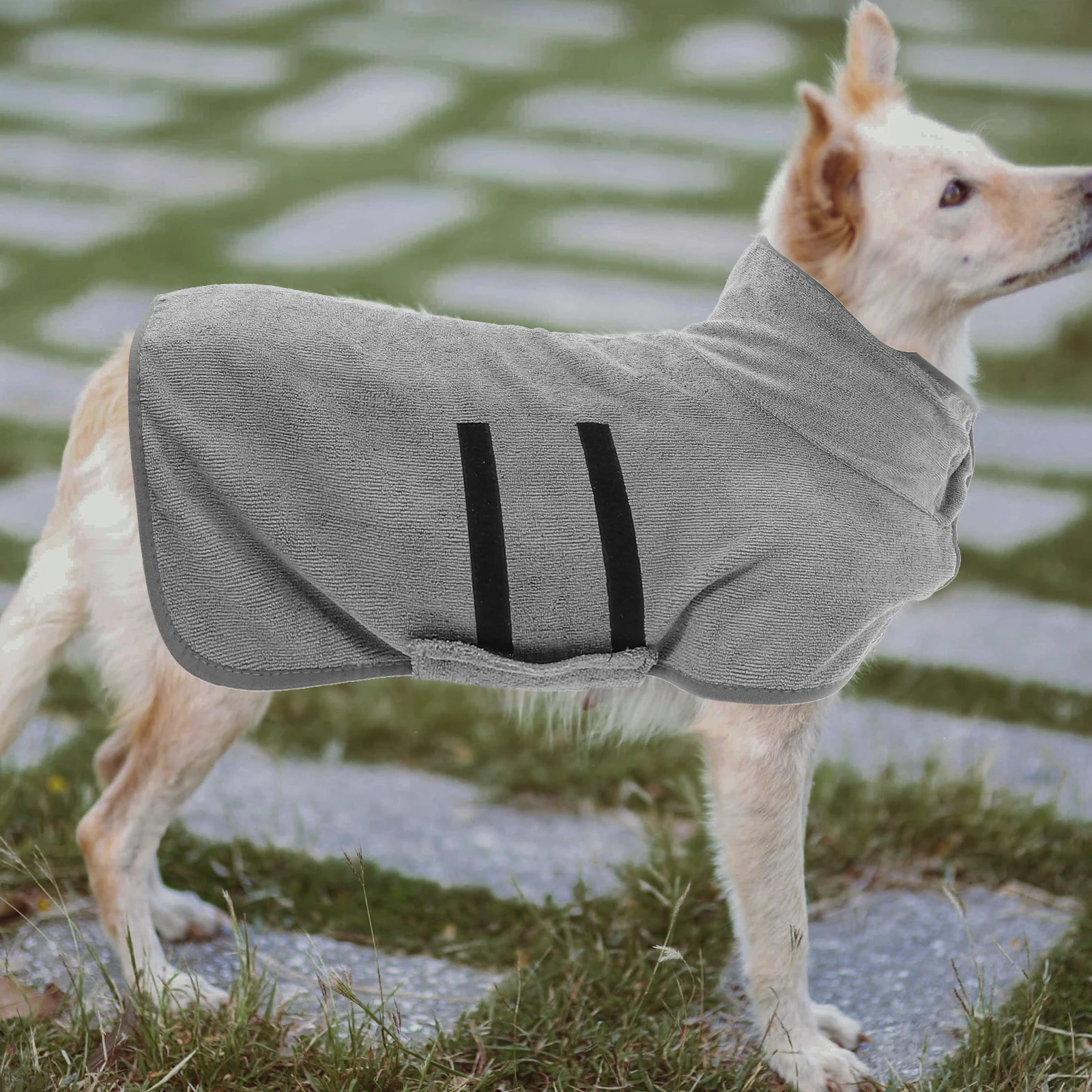 

Dog Towel Pet Quick-drying Bath Towels Soft Pure Cotton Water Absorbent Bathrobe