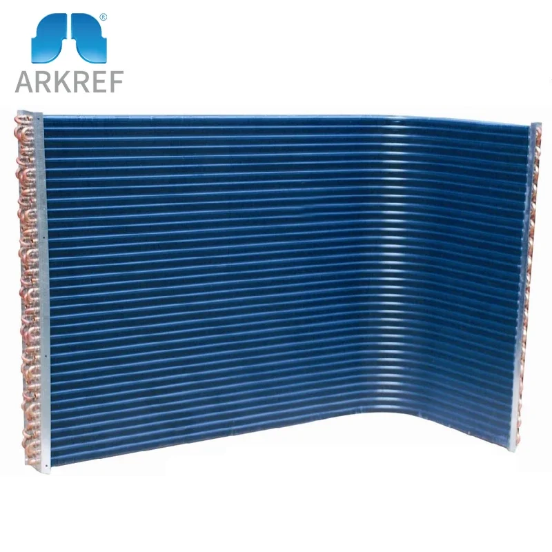 

L Type Aluminum Fin Heat Pump Condenser Coils L Shaped Refrigerator Air Cooled Condenser Coil