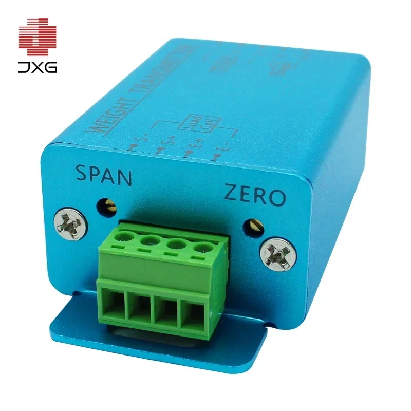 4-20mA/0-10V Load Cell Display & Transmitter Portable Weighing Force Amplifier with Junction Box for Sensor Measurement