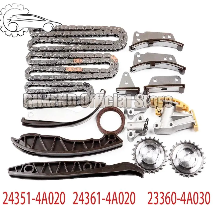 24361-4A020 233514A020 243514A020 Timing Chain Kit For KIA Sorento 2.5CRDI 2005 For Hyundai H-1 H200 Starex SATELLITE D4CB