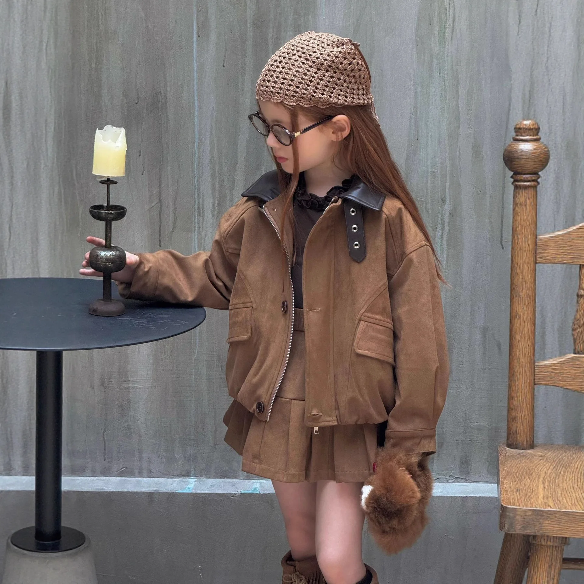 Jupe en daim pour filles, vête - Baby Clothing Line avis et prix