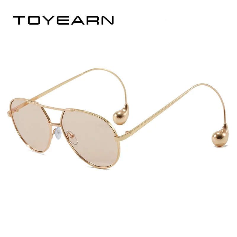 

Большие солнцезащитные очки-пилоты с двойным мостом для женщин и мужчин, винтажные роскошные брендовые дизайнерские солнцезащитные очки в стиле панк, металлические подвесные очки UV400