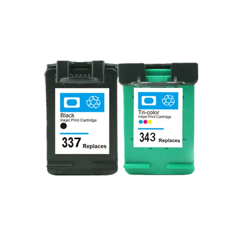 Compatible for HP 343 337 Ink Cartridge for HP337 343 for HP Photosmart 2575 8050 C4180 D5160 Deskjet 6940 D4160