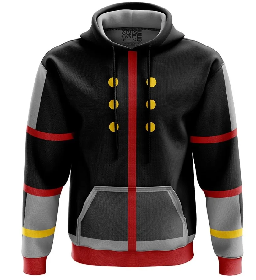 Dragon Ball motion Hoodie Anime Son Goku Piccolo Print Hooded Pullovers Tops Loose Long Sleeves Harajuku Clothes Fleece Hoodies