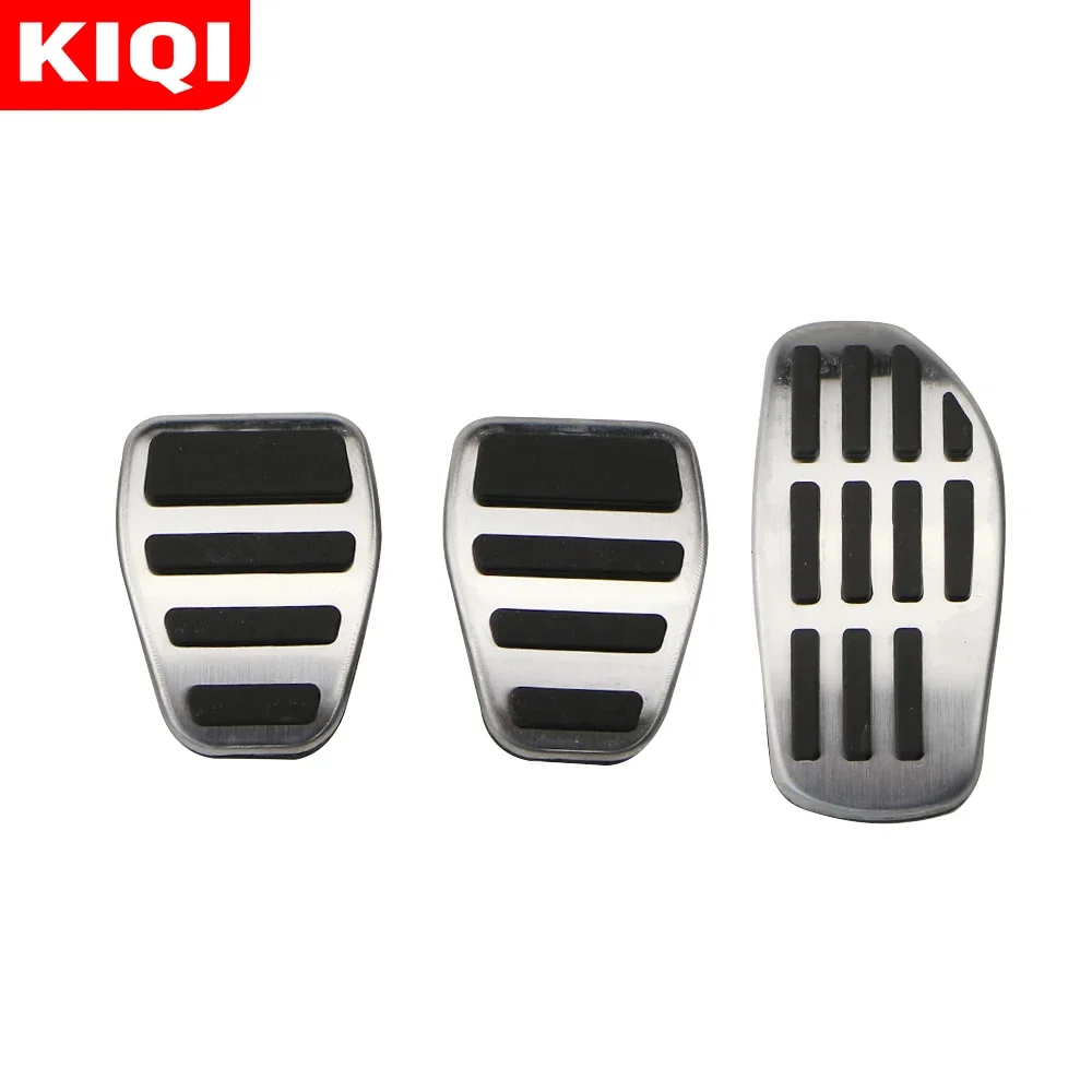 KIQI Stainless Steel AT MT Car Pedals Gas Pedal Brake Pedal Cover Rest Pedale Covers for Renault Espace 2019 2020 Parts