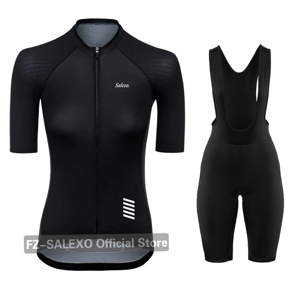 Pink Cycling Jersey Set Women Summer Short Sleeve Bicycle Cycling Clothing MTB…