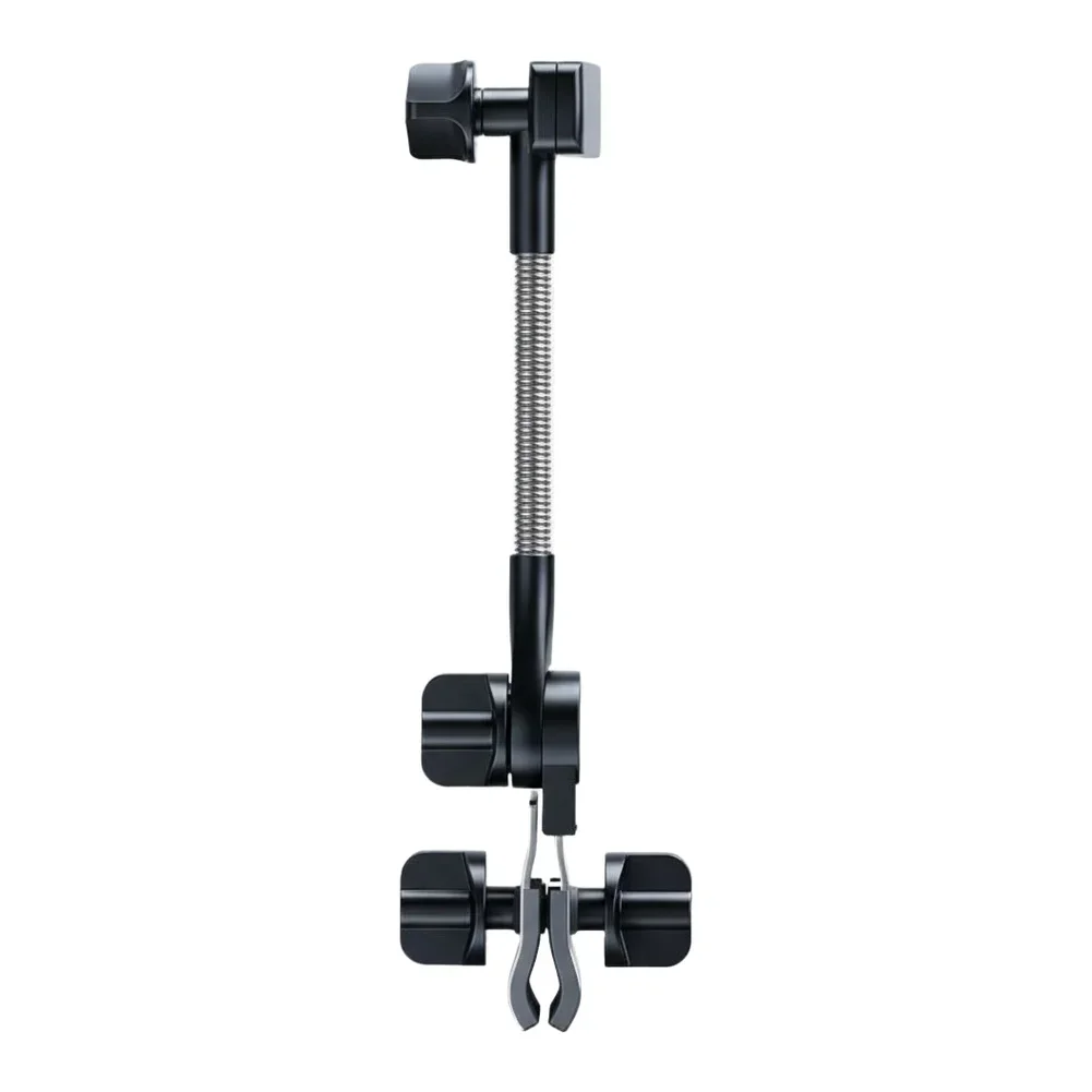 Rotatable Umbrella Holder for Golf Trolley with Adjustable Clip for 740mm Handlebar Fits Bicycles Strollers and Electric Bikes