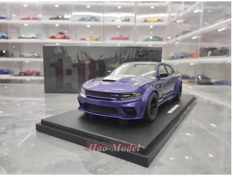 GT Spirit 1/18 For DODGE CHARGER SUPER 2023 limited Resin Car Model Display Simulation Toys Boys Gifts Hobby Display Collection