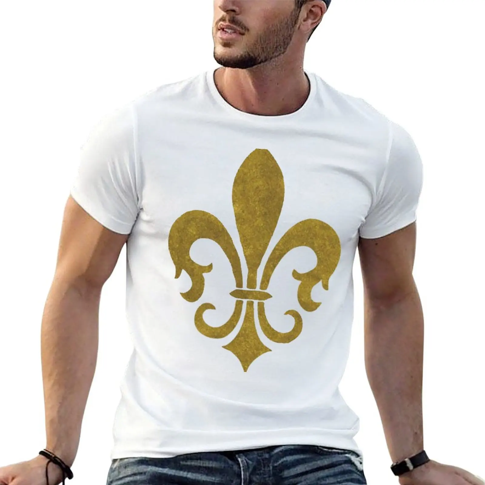 

Fleur de Lys T-Shirt anime t shirts oversize man t shirts high quality luxury brand T-Shirt