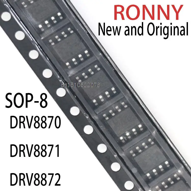 10pcs חדש ו drv8870ddar sop-8 drv8871ddar sop8 drv8870 drv8871 drv8871 drv8871 drv8872 drv8872