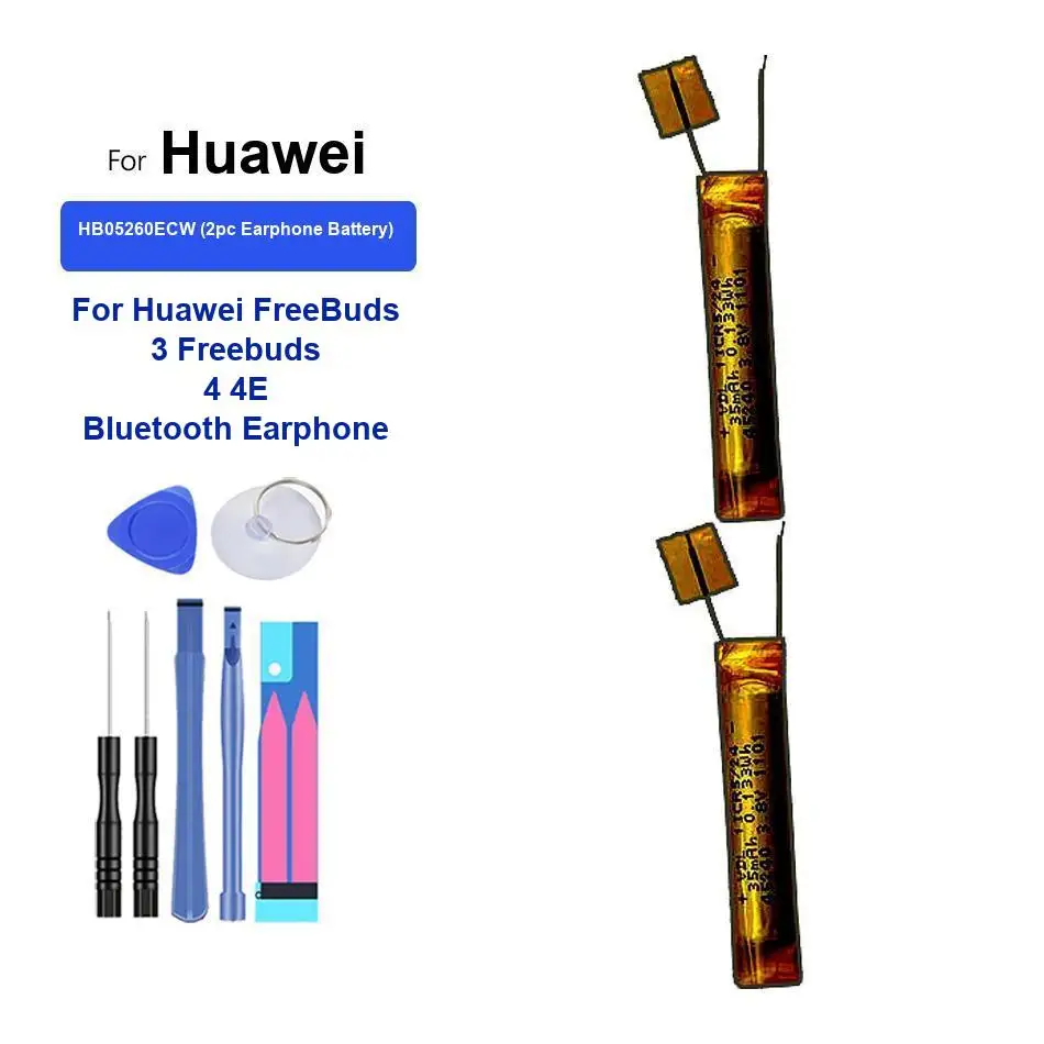 بطارية لهواوي FreeBuds 2 Pro CM-H2 FlyPods TWS CM-H2S 3 Freebuds 4 4E سماعة رأس بخاصية البلوتوث HB05260ECW HB681636ECW HB512627ECW +