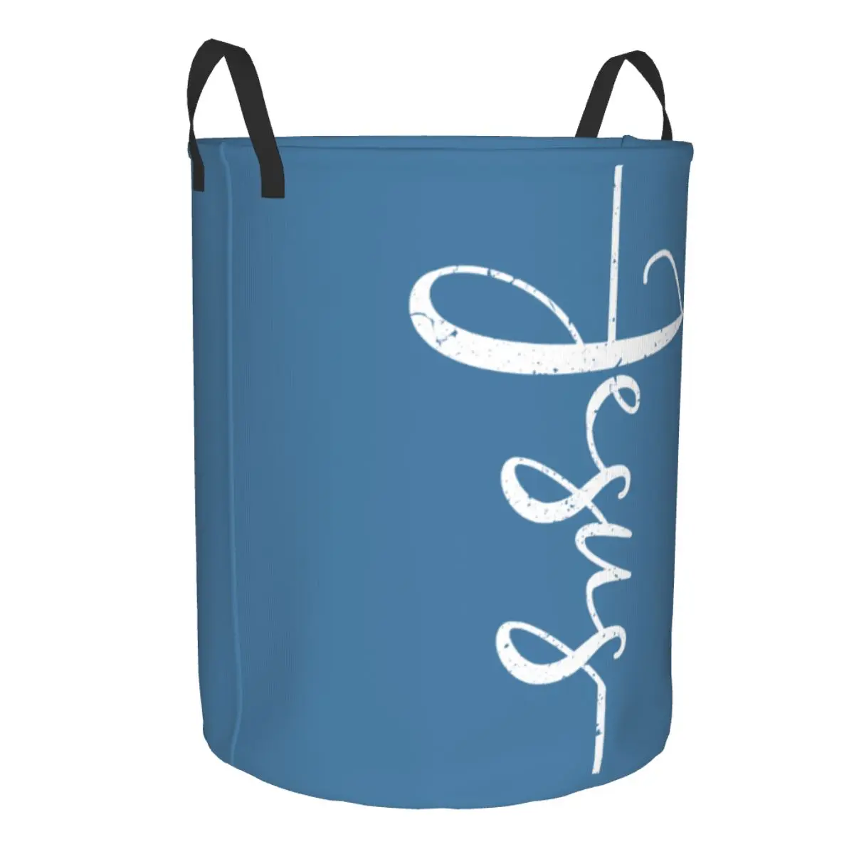 Jesus Christ On The Cross God Laundry Hamper Large Storage Basket Christian Girls Boys Toy Organizer