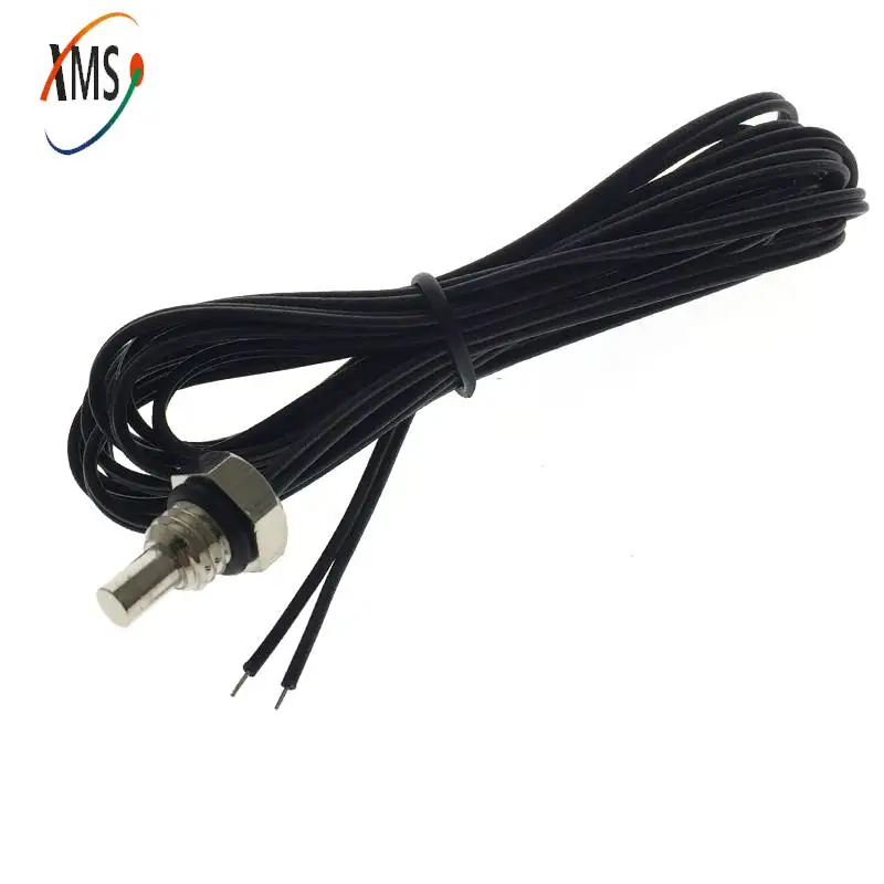 The screw thread probe M8x4x1.2 NTC thermistor temperature sensor Resistance 10k 50k 100k  B value3950  L=0.5M 1M  2M