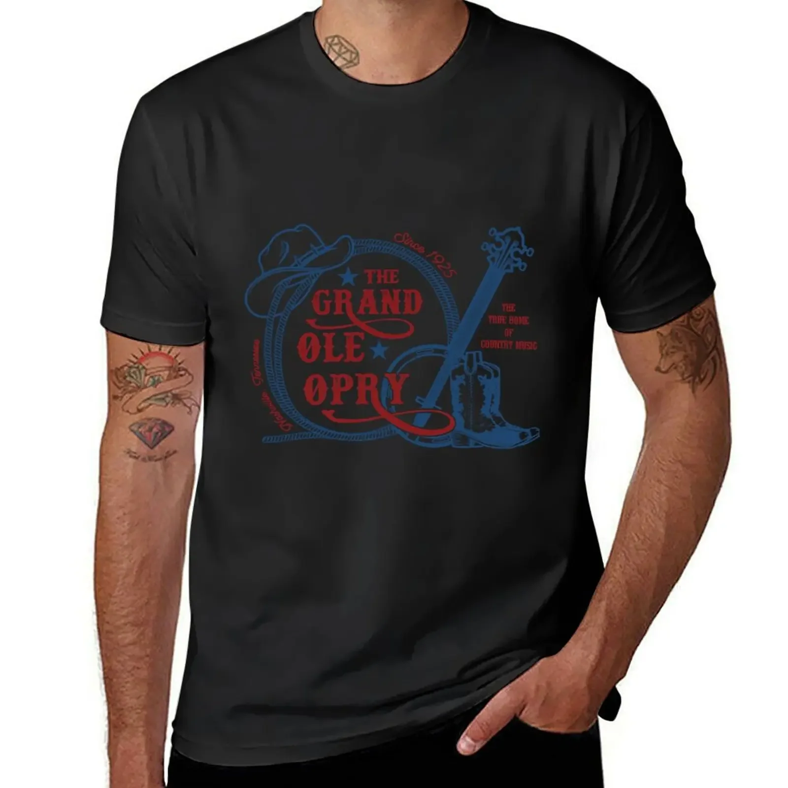 The Grand Ole Opry - The Home of Country Music T-Shirt baggy shirts sweat blanks graphics compression shirt men