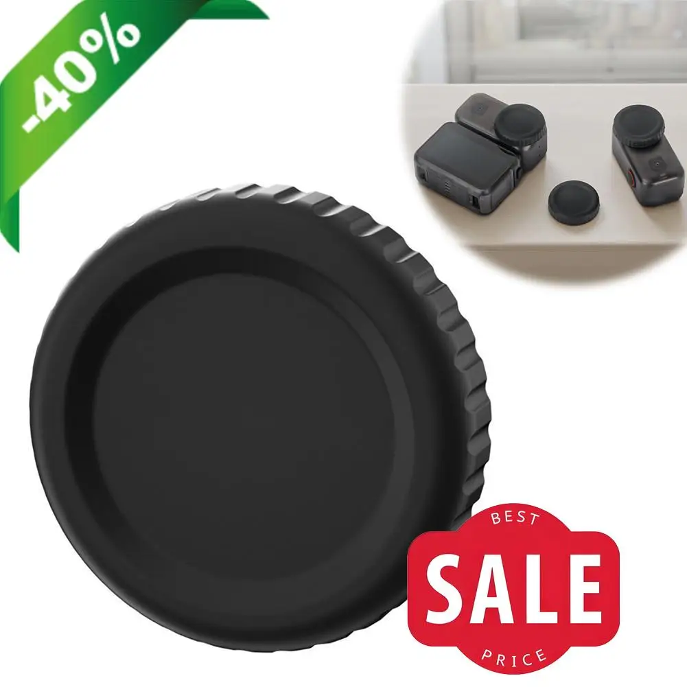 Lens Cap for DJI Osmo Nano Silicone Lens Protector Dustproof Soft Lens Guard Protector Anti-Scratch Black Camera Accessories