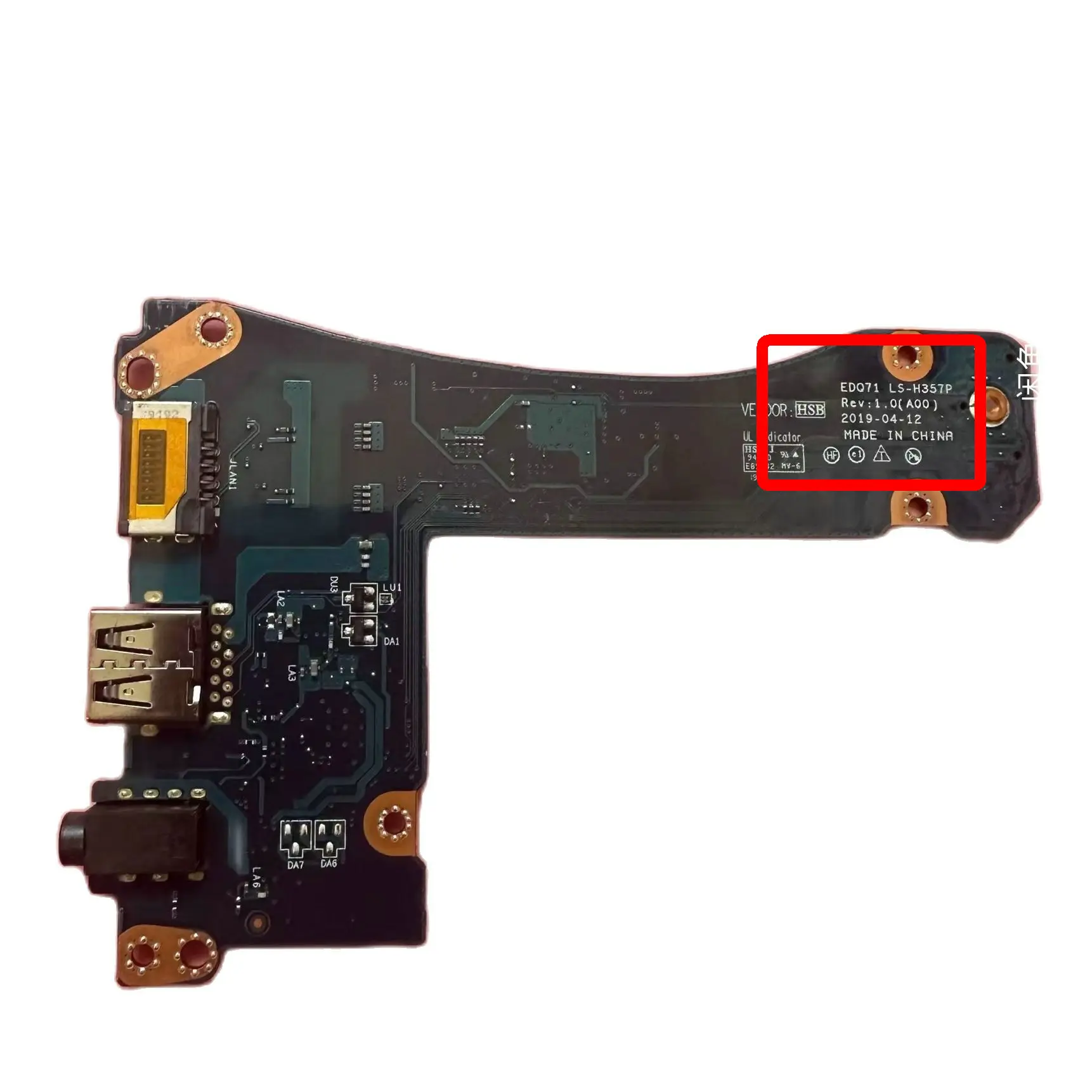 

MLLSE ORIGINAL STOCK BRAND NEW FOR DELL ALIENWARE M17 R2 ENTERNET USB BOARD EDQ71 LS-H357P FAST SHIPPING