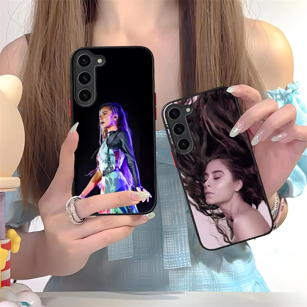 Cami Gallardo Silicone Mobile Phone Case for Samsung Galaxy S26 S25 S24 S23 S22 S21 Plus FE Ultra Colorful Cover