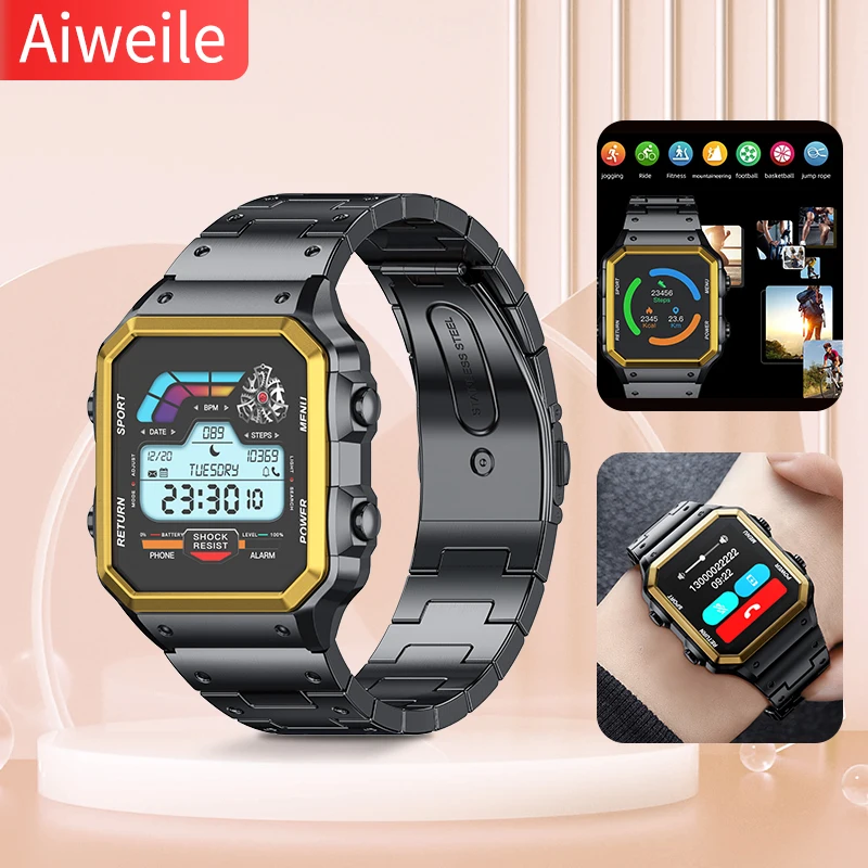 Aiweile AW38 Men Women Smart Watch For Android IPhone IOS, Sports Modes, Wireless Bluetooth Call, New Fashion Gift For Friends