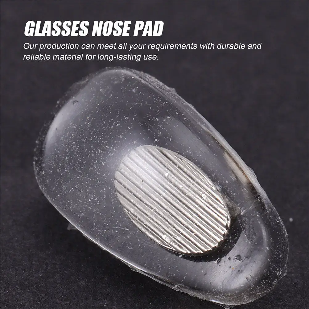 

15 пар силиконовых накладок на нос для очков: противоскользящие, комфортные, сменные, высокопрочные, недеформируемые, для оправы очков