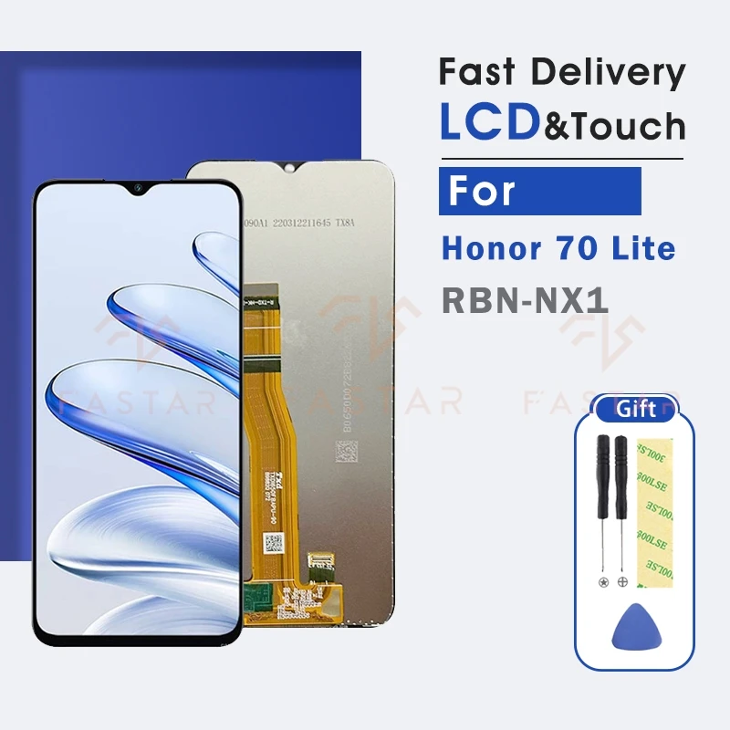 

70lite 6.5"Original For Huawei Honor 70 Lite 5G RBN-NX1 LCD Display Touch Digitizer Assembly Replacement Screen