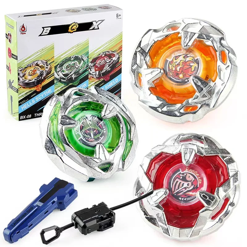 Beyblade Burst Gyro Toy X Generation BX-08 Three-in-One Different Color Version Beyblade Set Boys and Girls Holiday Gift