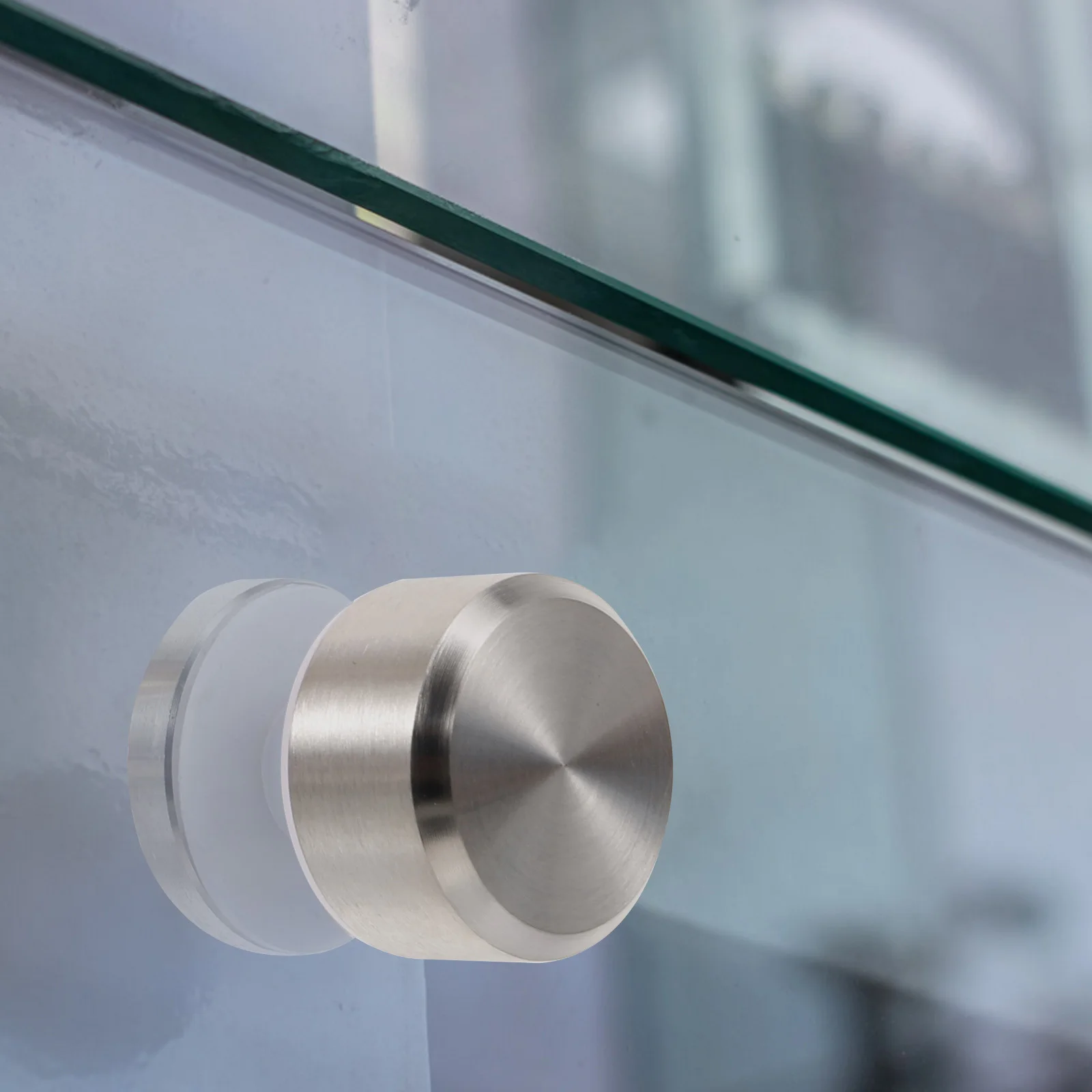 

2pcs Glass Fixing Hardware Stainless Steel Standoff Screws For Glass Wall Mount Railing Bracket Stair Balcony Support Clamp