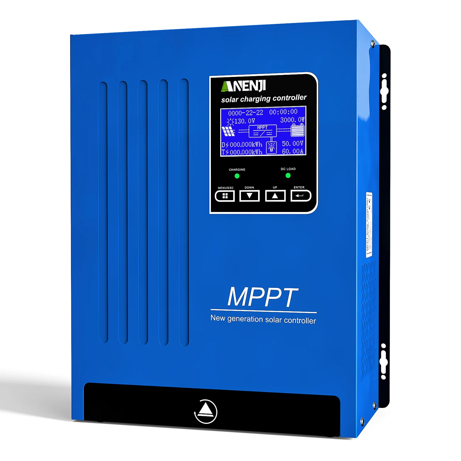 ANENJI 100A MPPT zonne-laadregelaar 12V-24V/12V-48V 3-traps opladen 180V Max. Ingangsspanning voor thuiszonnestelsel - afbeelding 2