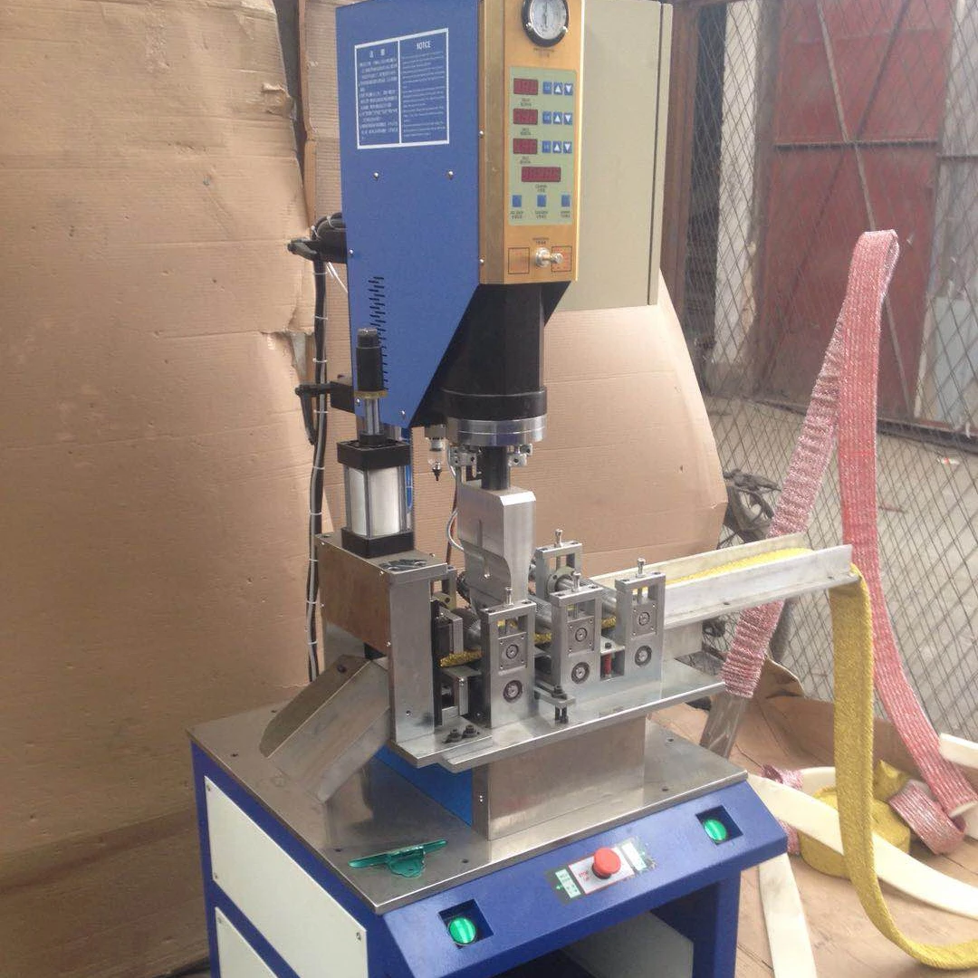 Sponge Scouring Pad Dishcloth Production Machine with Ultrasonic Welding and Cutting Function