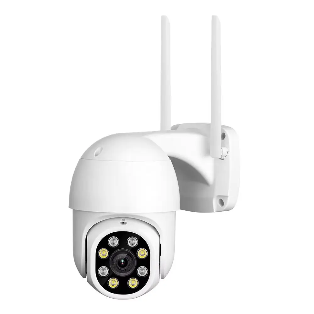 8-Channel HD Wireless WiFi Outdoor Surveillance System With Audio 6 Million Pixel Remote Monitoring Screen Cloud Data Storage