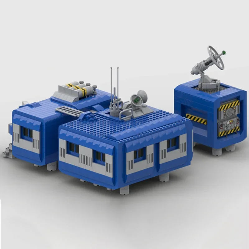 Ruimtescène Model Moc Bouwstenen Klassieke Ruimtebasetechnologie Modulaire Blokken Geschenken Kerstspeelgoed Diy Sets Assemblage