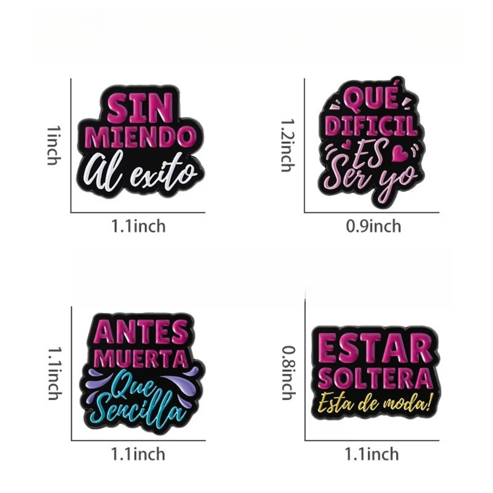 Funny and Humorous Sentences Striving for A Brooch Clothing Accessories Necklaces Metal Badges