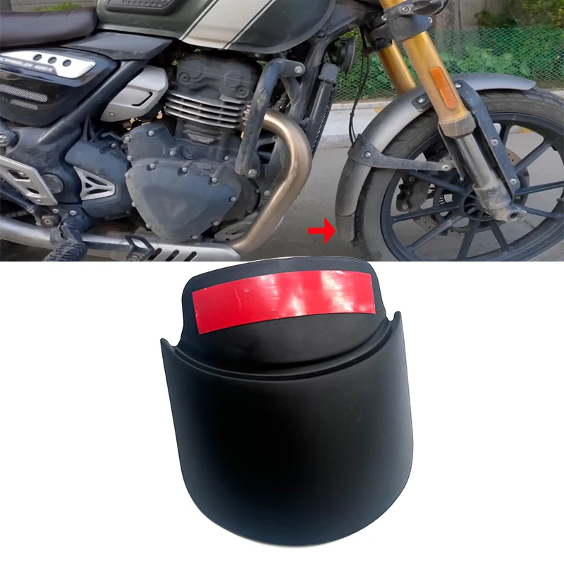 

Fit For SCRAMBLER400X Scrambler 400 X 400X 2024-2025 Motorcycle Front Fender Mudguard Extender Extension