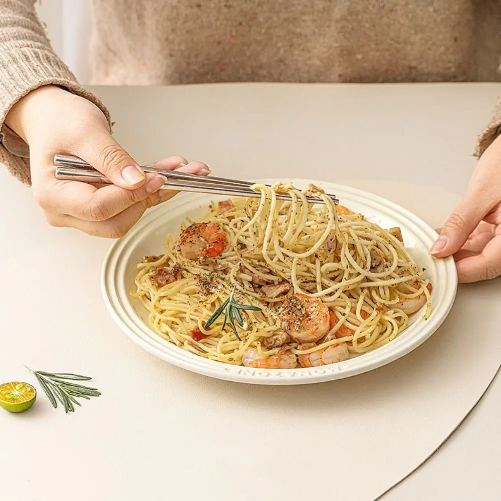 

Stainless Steel Chopstick Spoon Set Reusable Portable Cutlery Storage Box Durable High-temperature Resistant Dinnerware Case