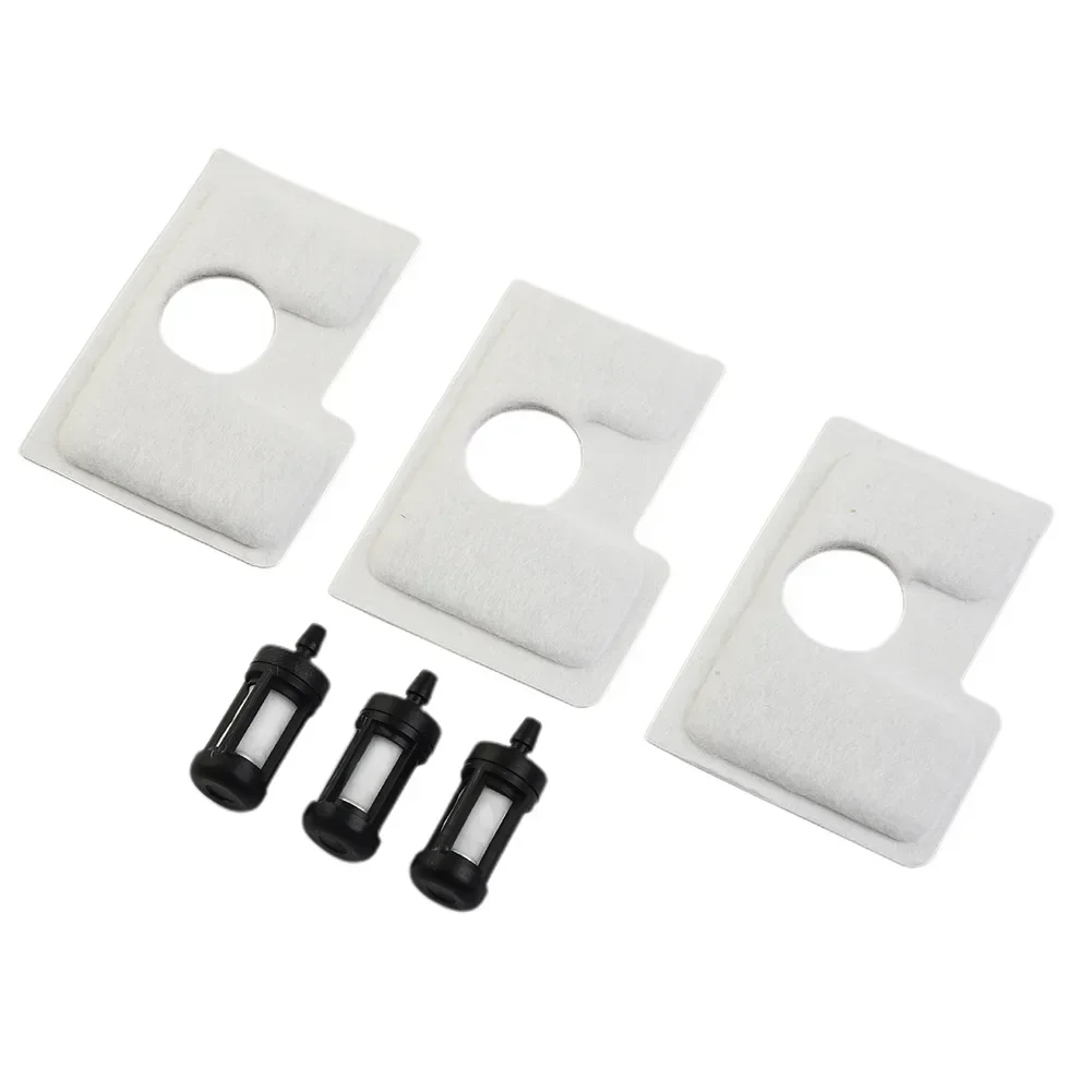 Kit de Reparo de Filtro de Combustível de Filtro de ar de Camada Dupla Peças para Stihl Ms180 ms 180 c Ms170 018 017 Peças de Reposição de Motosserra 1130 124 0800