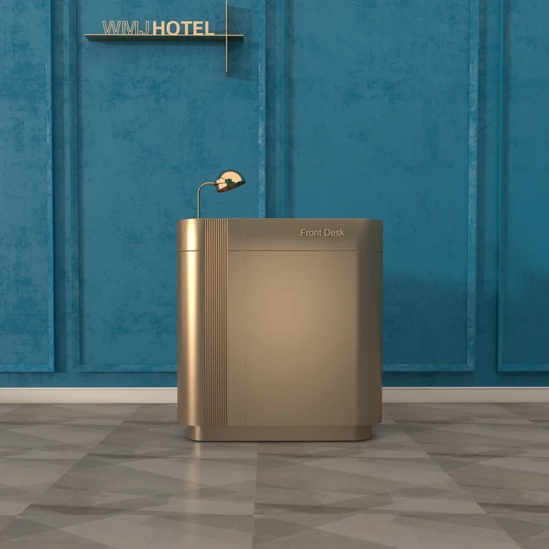 Shop front desk Small checkout page Bronze restaurant Welcome desk Information Food and beverage restaurant Guide Pain