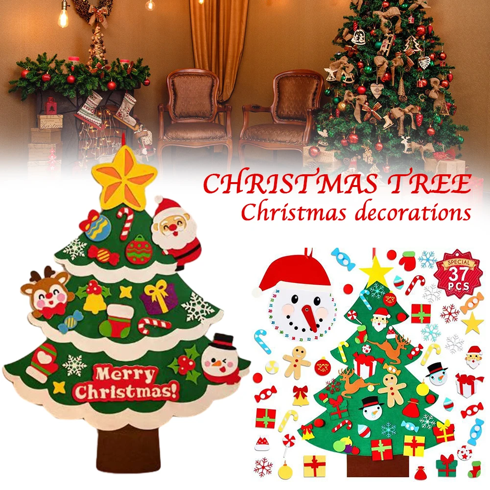 Fashion Christmas Ornament Personazlied Christmas Tree Shape Artwares For Desk