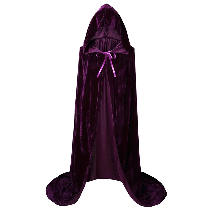 Capa de bruja de Hocus Pocus para adultos y niños, disfraz de Cosplay de Mary, Sara, Winifred, Sanson, hermana, capa de fiesta de Halloween