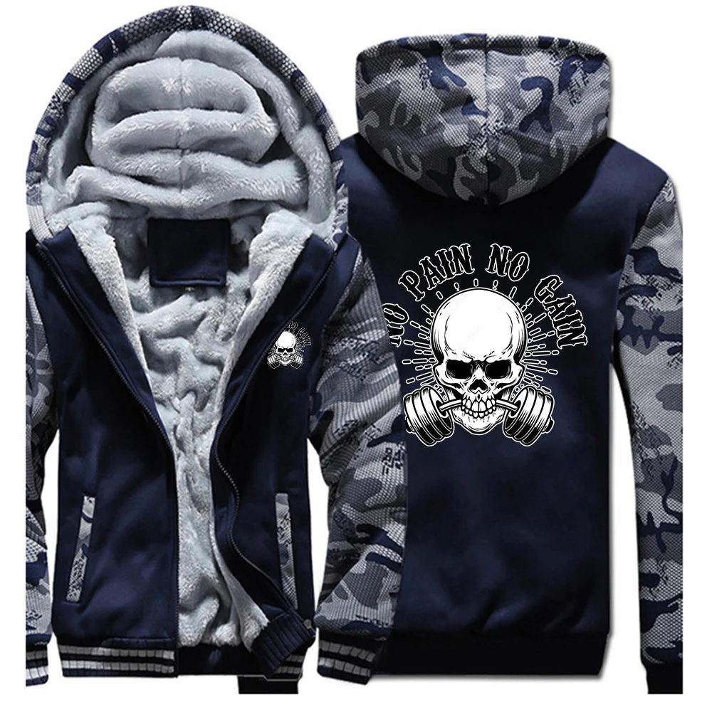 

Fierce Gym Print, новинка 2025, мужские осенние и зимние утепленные флисовые толстовки на молнии, повседневные удобные толстовки