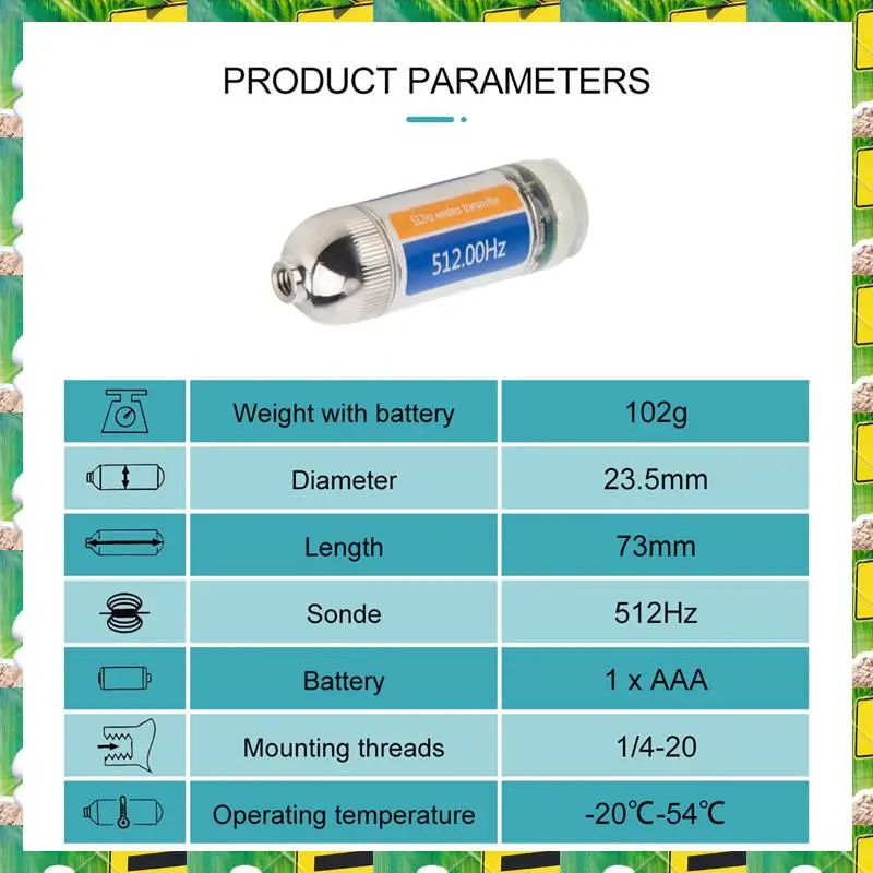 3C Electron Endoscope Camera Location 512Hz Remote Transmitter, SYANSPAN Signal Sonde For Underground Pipe Inspection System,End