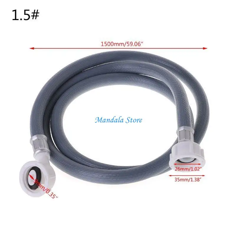 U2JC Washing Machine Dishwasher Inlet Pipe Water Feed Fill Hose With 90 Degree Bend
