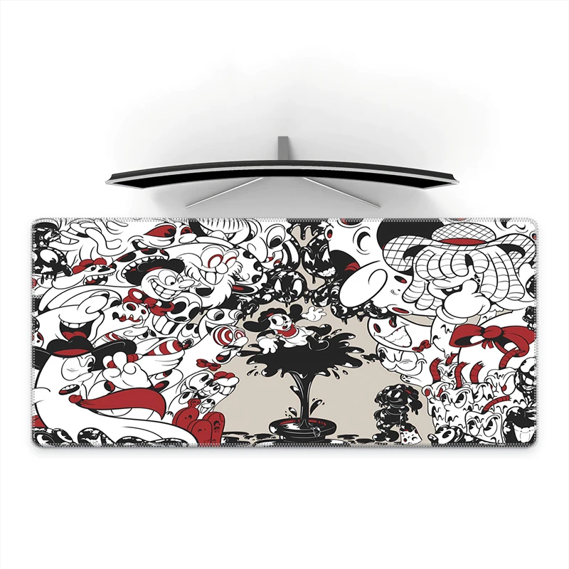 XXL Anime Mausepad Greys Desk Mat Gaming Mat Pad on The Table Office Gamer Accessories Keyboard Mats XL Mouse Pad Mouse Carpet