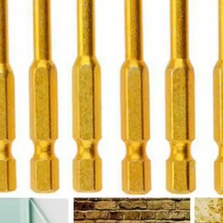 10pcs Brand for New Glass Drill Drill Wood/Metal/Plastic Effect Increase Kit Long Life Resistant 10pcs Brand for